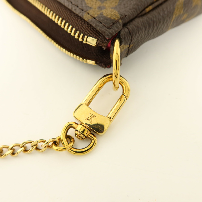 LOUIS VUITTON Monogram Mini Pochette Vivienne金扣肩背袋-9