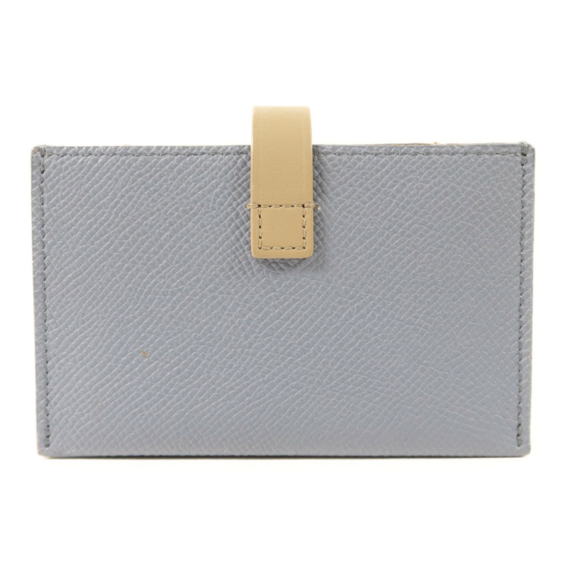 CELINE 牛皮皮革Card Case銀扣卡片套-1