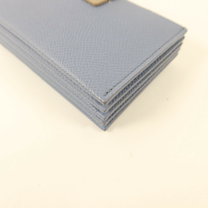CELINE 牛皮皮革Card Case銀扣卡片套-12