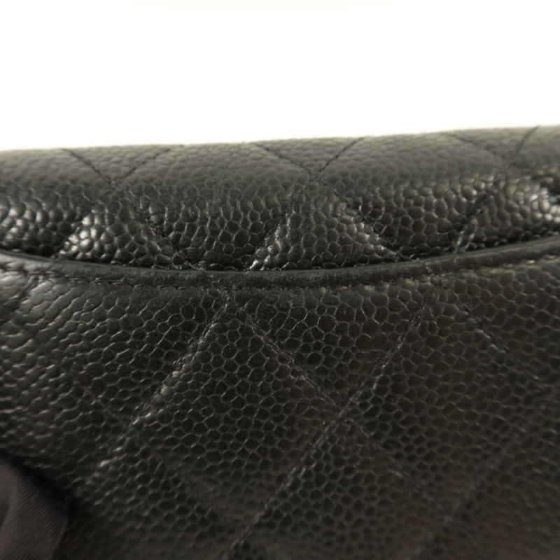 CHANEL 牛皮皮革Wallet銀扣錢包-16
