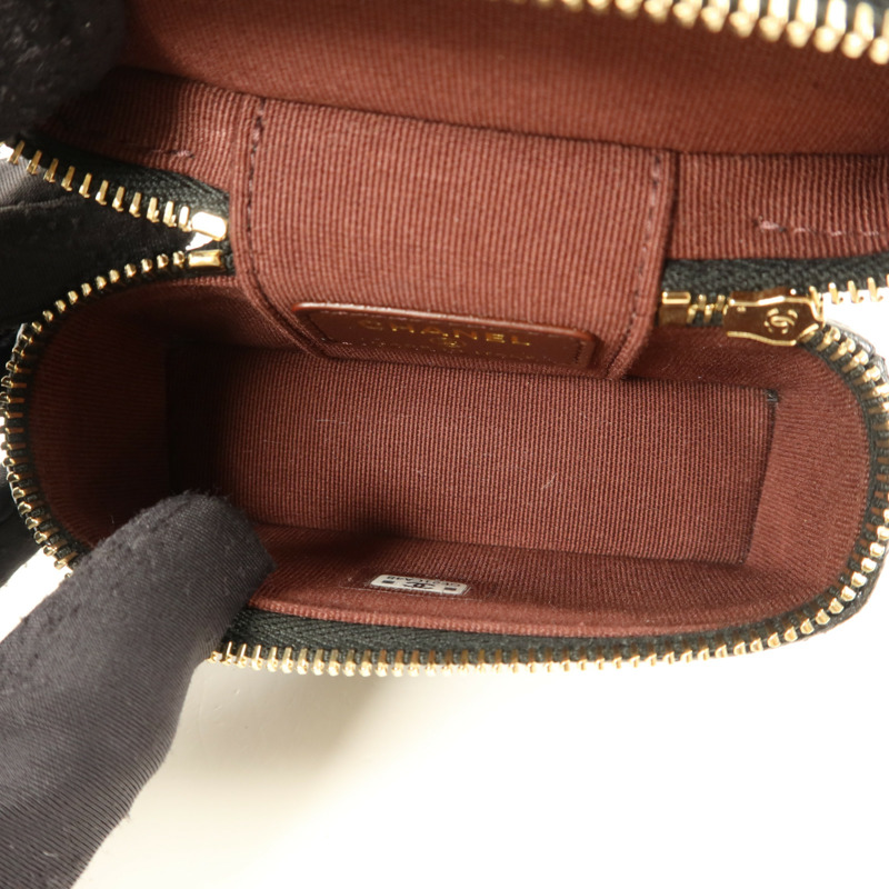 CHANEL 牛皮皮革Classic Mini Bag Charm金扣掛飾-4