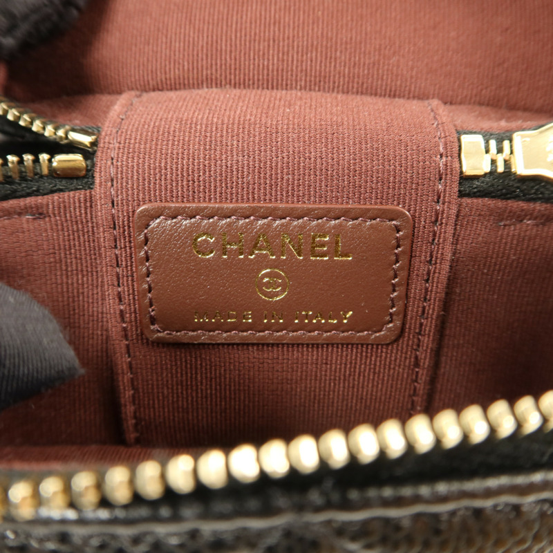CHANEL 牛皮皮革Classic Mini Bag Charm金扣掛飾-5