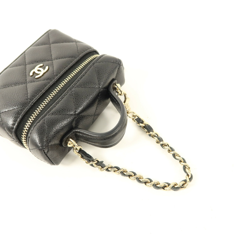CHANEL 牛皮皮革Classic Mini Bag Charm金扣掛飾-7