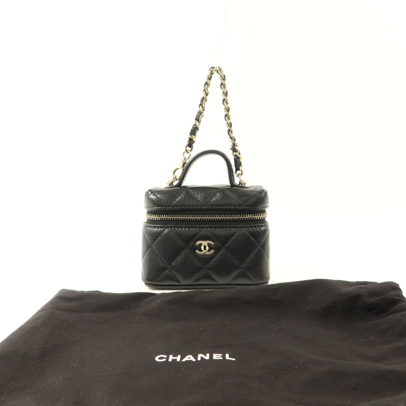 CHANEL 牛皮皮革Classic Mini Bag Charm金扣掛飾-9