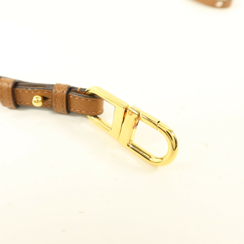 Delvaux 牛皮皮革Vagabond Adjustable Strap金扣肩帶-4