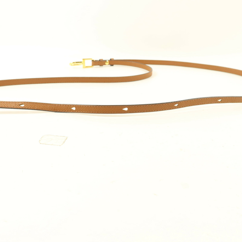 Delvaux 牛皮皮革Vagabond Adjustable Strap金扣肩帶-6