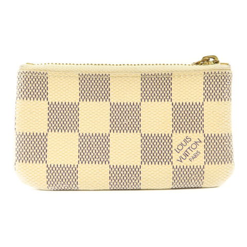LOUIS VUITTON Damier Azur金扣零錢包
