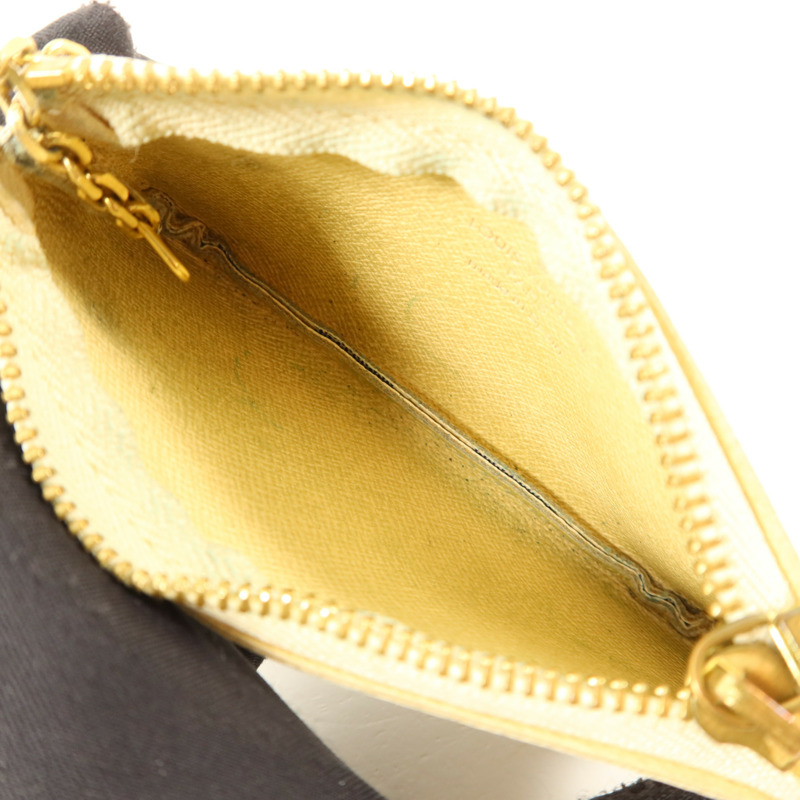 LOUIS VUITTON Damier Azur金扣零錢包-4