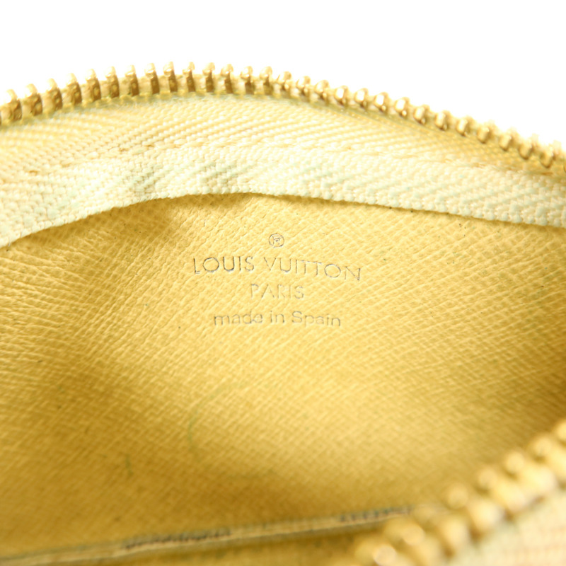 LOUIS VUITTON Damier Azur金扣零錢包-5