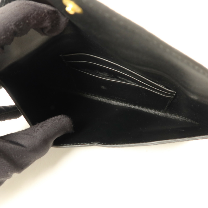 PRADA Saffiano皮革Long Wallet金扣長錢包-4