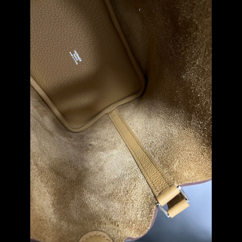 HERMES Picotin 18 菜籃子
餅乾色4B 銀扣-19