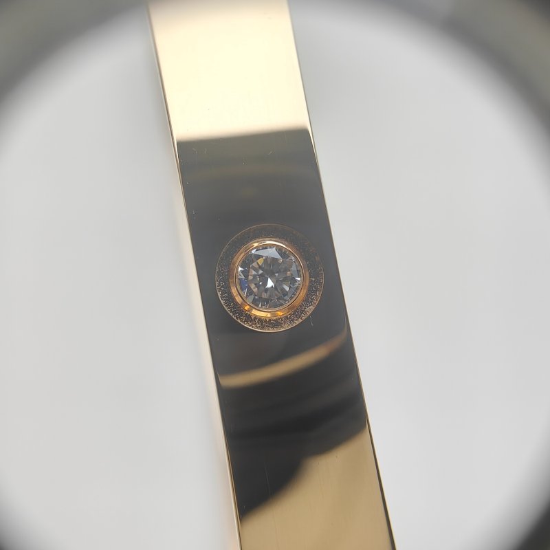 【新款🏵到貨】 卡地亞 Cartier LOVE四鑽中型版手鐲 Size18| 官方推荐店·折扣優惠-4