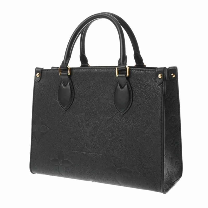 路易威登 (LOUIS VUITTON) Monogram Empreinte OnTheGo PM 2WAY Noir M45653 女士真皮手提包 A 級二手 Ginzo-2