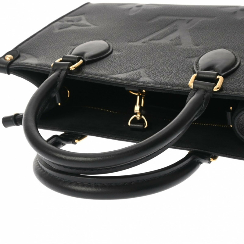 路易威登 (LOUIS VUITTON) Monogram Empreinte OnTheGo PM 2WAY Noir M45653 女士真皮手提包 A 級二手 Ginzo-3