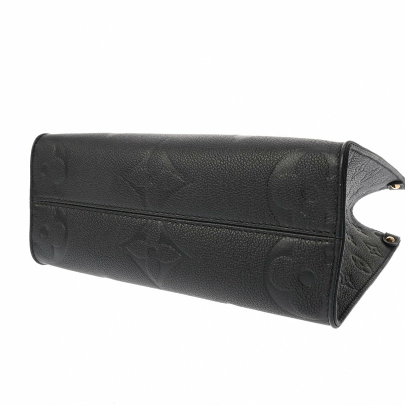 路易威登 (LOUIS VUITTON) Monogram Empreinte OnTheGo PM 2WAY Noir M45653 女士真皮手提包 A 級二手 Ginzo-5