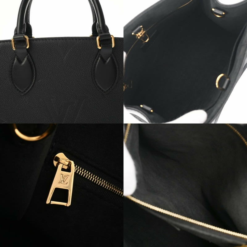 路易威登 (LOUIS VUITTON) Monogram Empreinte OnTheGo PM 2WAY Noir M45653 女士真皮手提包 A 級二手 Ginzo-9