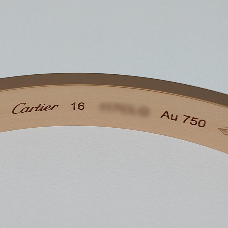 【新款🏵到貨】 Cartier LOVE 滿天星寬版手鐲 Size16｜官方推荐店·折扣優惠-9