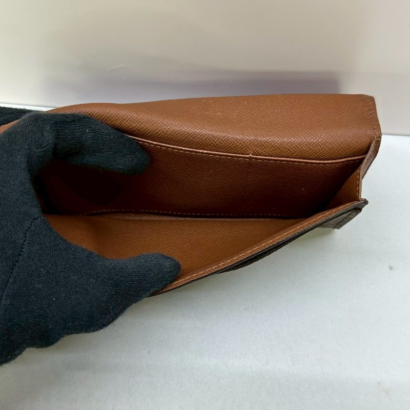 LV Monogram老花翻蓋長夾-4