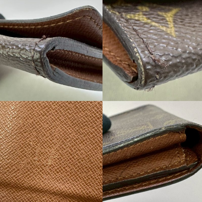 LV Monogram老花翻蓋長夾-6