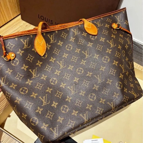 LV neverfull mm 托特包