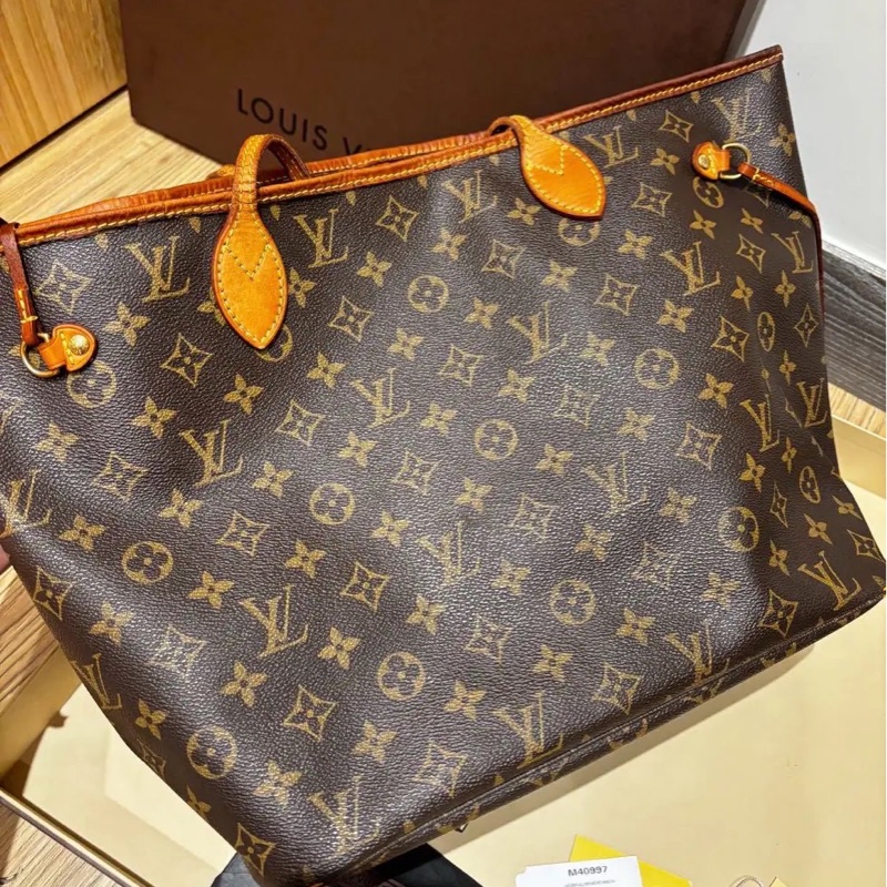 LV neverfull mm 托特包-0