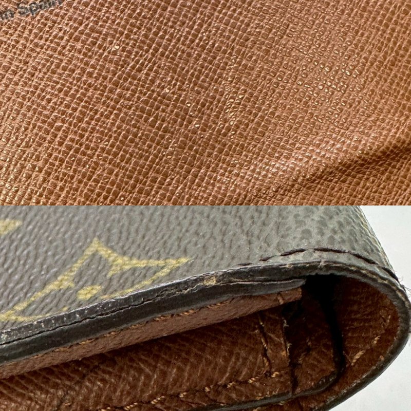 LV Monogram翻蓋長夾-5
