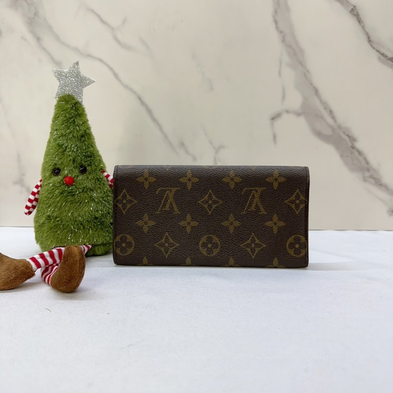 LV Monogram翻蓋長夾-1