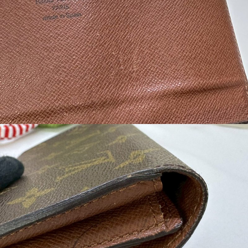LV Monogram翻蓋長夾-5