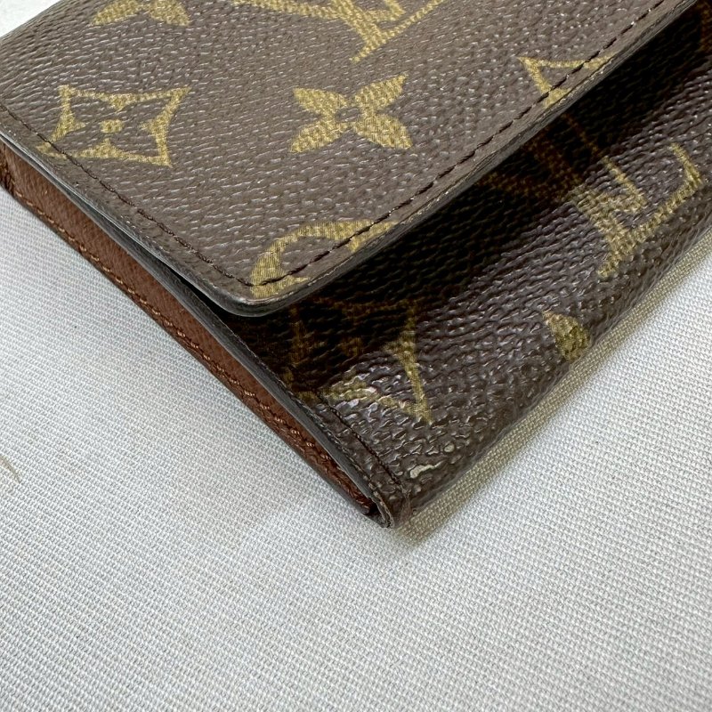 LV Monogram翻蓋長夾-7