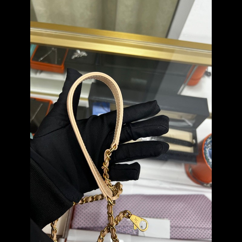Chanel V Sharp Coco Handle Small 小號 裸粉色-24