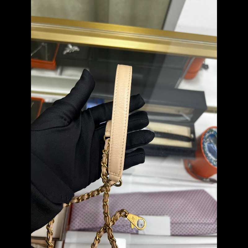 Chanel V Sharp Coco Handle Small 小號 裸粉色-25