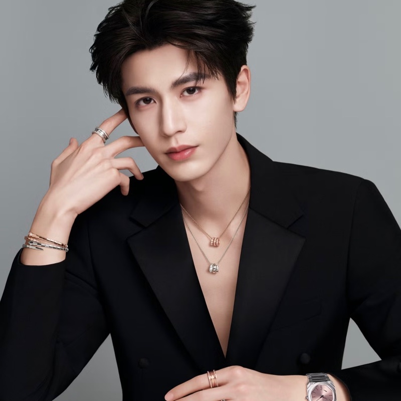 BVLGARI 357794 Serpenti Viper 18K 玫瑰金 半密鑲鑽石 張凌赫款 項鍊-10