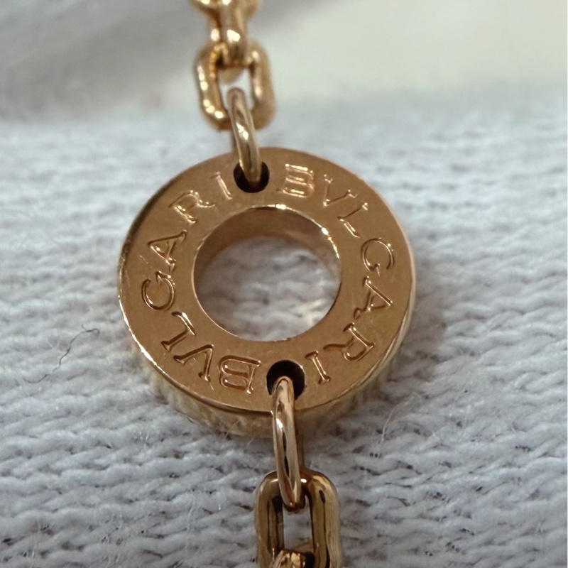 BVLGARI 357794 Serpenti Viper 18K 玫瑰金 半密鑲鑽石 張凌赫款 項鍊-23