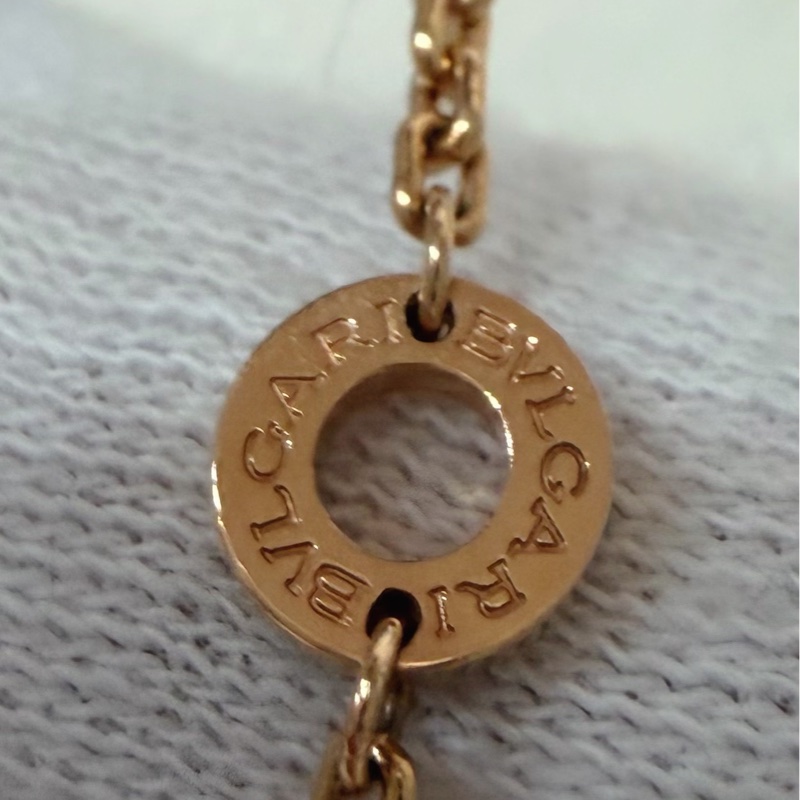 BVLGARI 357794 Serpenti Viper 18K 玫瑰金 半密鑲鑽石 張凌赫款 項鍊-24