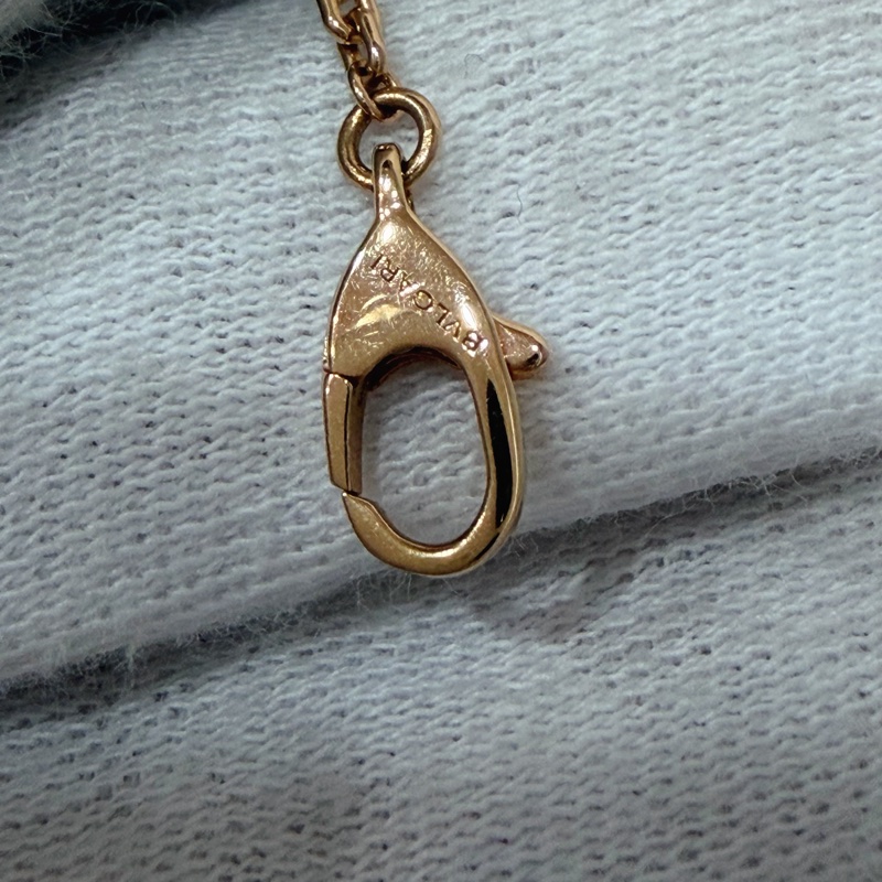 BVLGARI 357794 Serpenti Viper 18K 玫瑰金 半密鑲鑽石 張凌赫款 項鍊-25