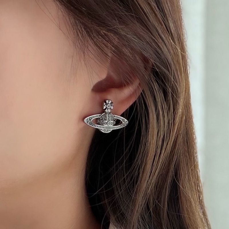 Vivienne Westwood 🪐Mini Bas Relief 經典土星 槍黑色-2