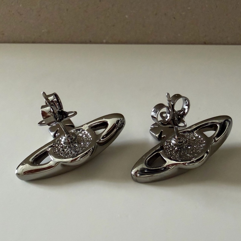 Vivienne Westwood 🪐Mini Bas Relief 經典土星 槍黑色-8