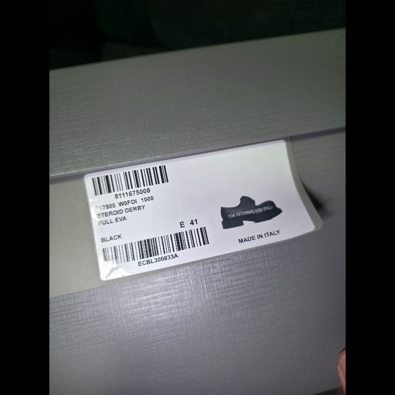 [全新]Balenciaga 巴黎世家 steroid 米奇 德比鞋 41-6