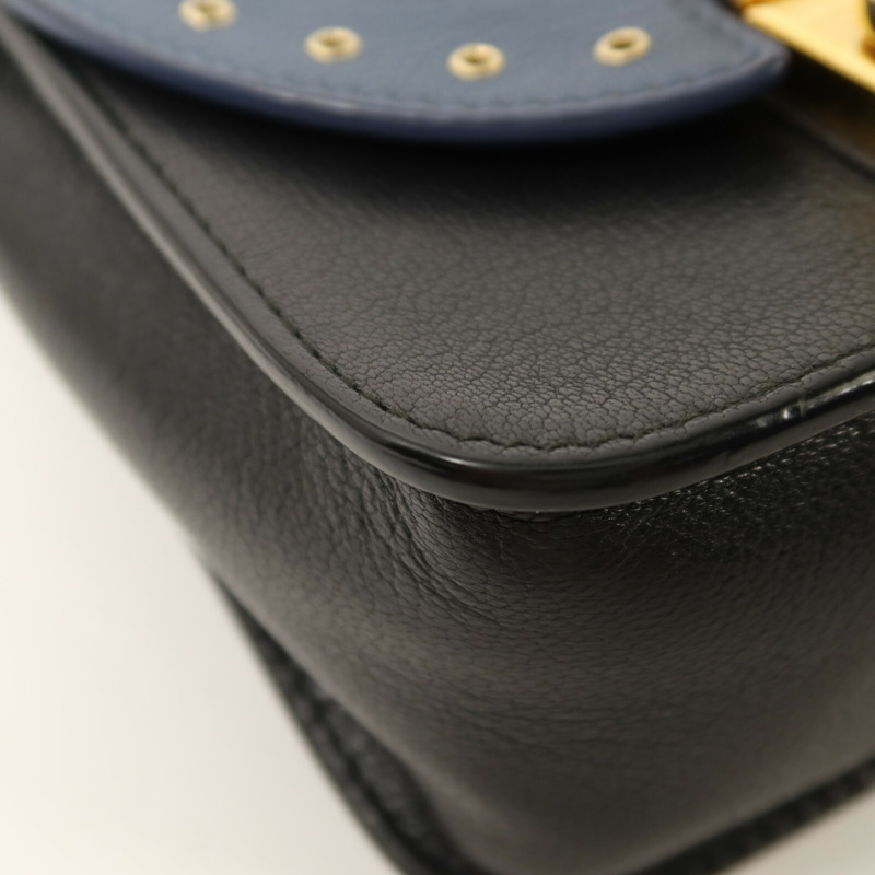 Furla 牛皮皮革Shoulder Bag金扣鏈帶肩背袋-9