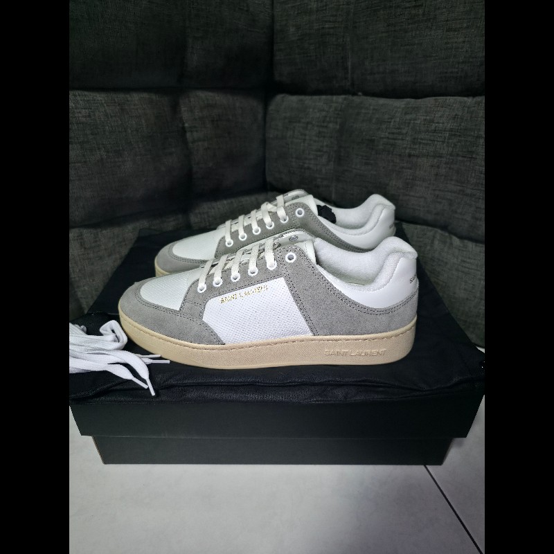 [全新]Saint Laurent YSL SL61 灰色球鞋 42-0