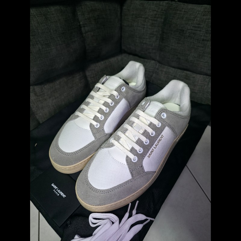 [全新]Saint Laurent YSL SL61 灰色球鞋 42-1