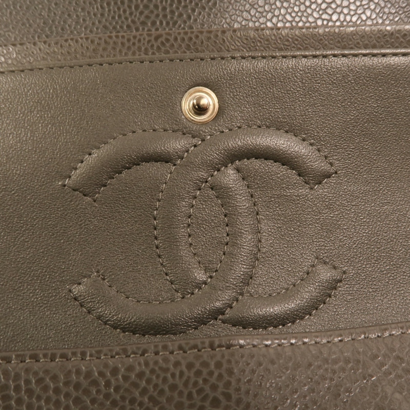 CHANEL 牛皮皮革Classic 25銀扣鏈帶肩背袋-5