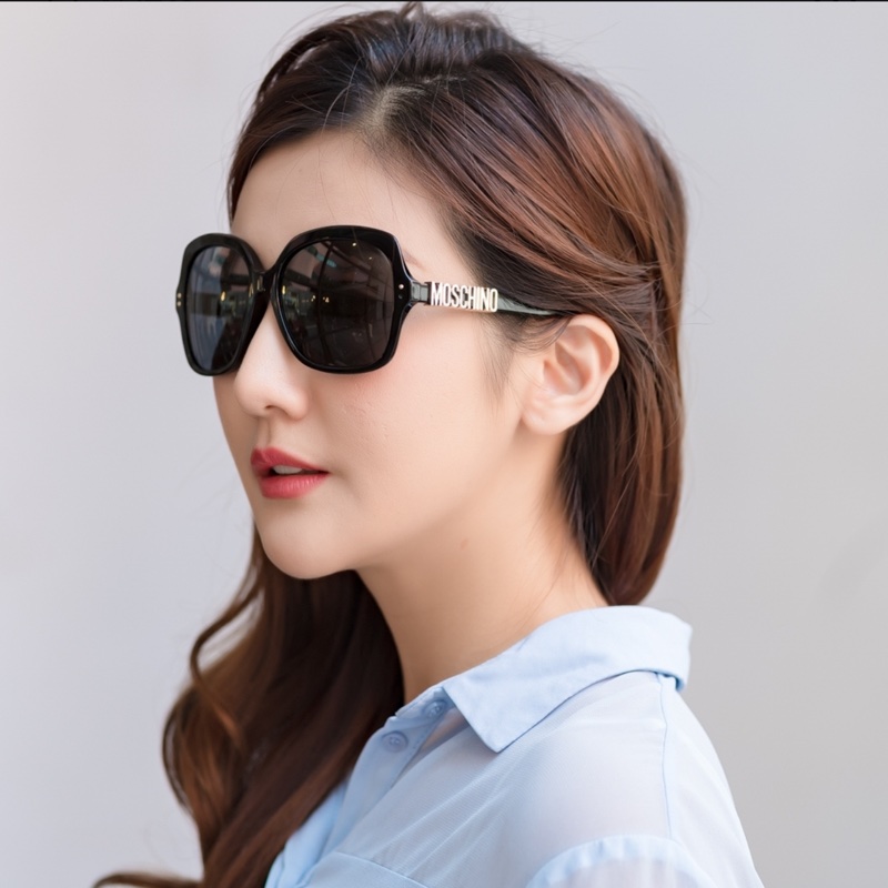 Moschino 經典字母款 太陽眼鏡(黑色)-5