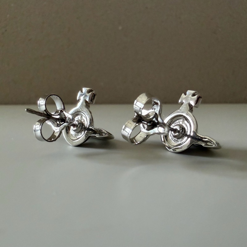 Vivienne Westwood 🪐Solid Orb Earrings 立體土星耳環-4