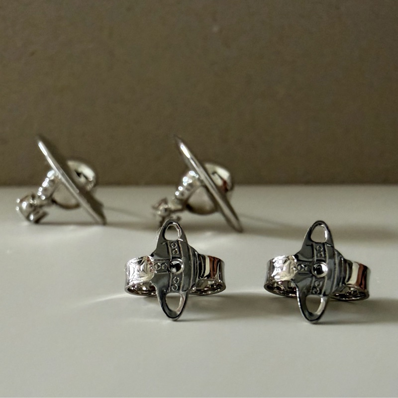 Vivienne Westwood 🪐Solid Orb Earrings 立體土星耳環-5