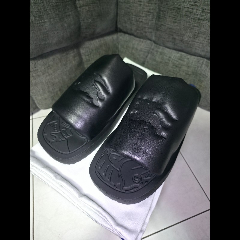 [全新]Burberry 戰馬 小羊皮 拖鞋 42-1