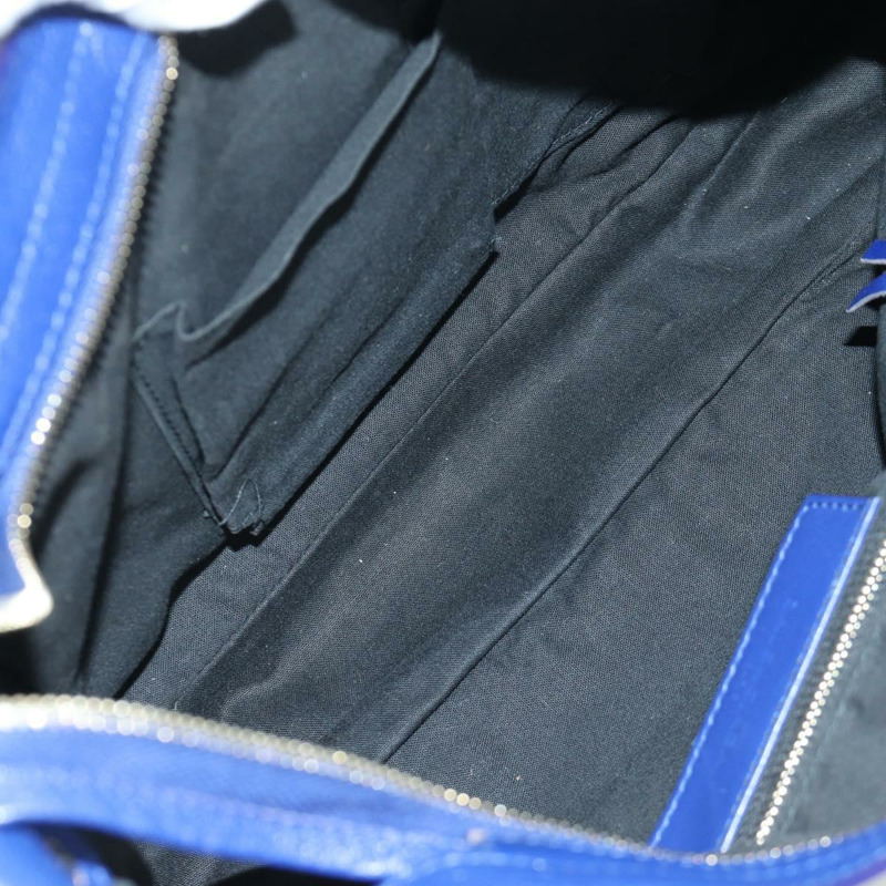 【日本直送】BALENCIAGA The Town 金屬邊飾皮革雙肩包 海軍藍 240579 正品 ARZ708SAV-9