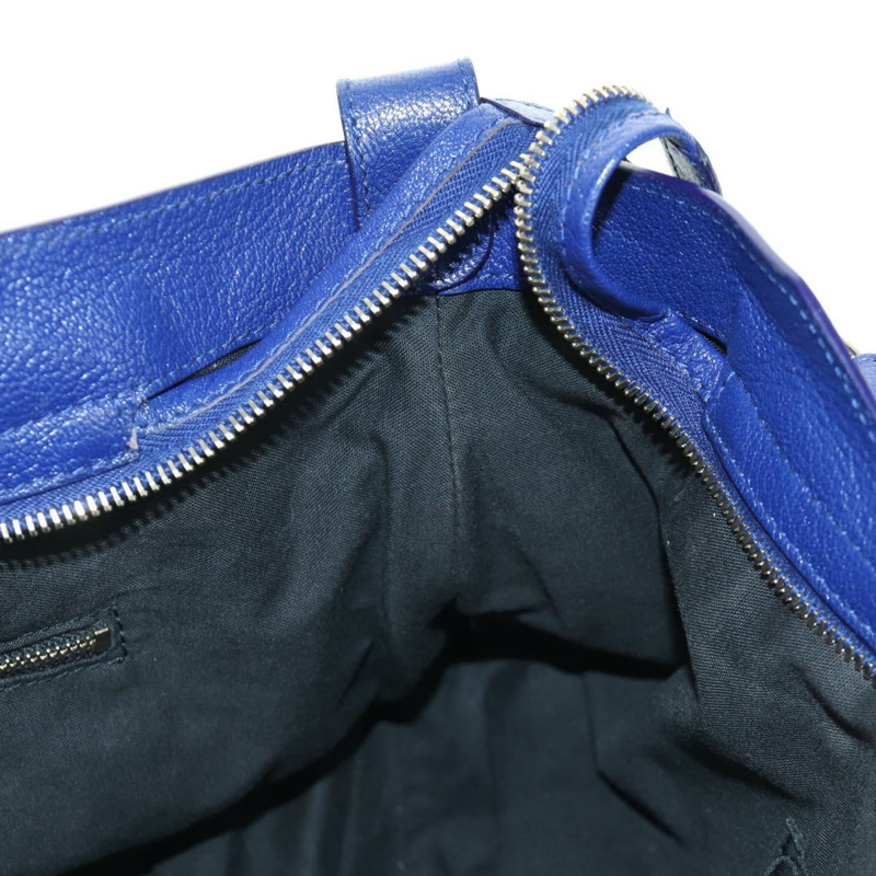 【日本直送】BALENCIAGA The Town 金屬邊飾皮革雙肩包 海軍藍 240579 正品 ARZ708SAV-24