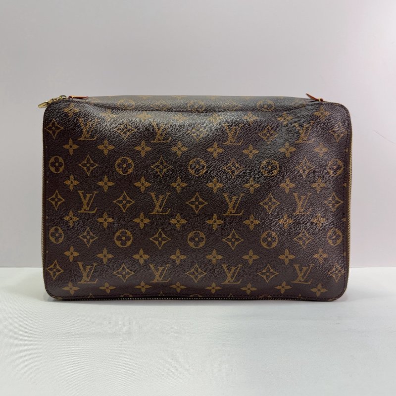 LV Monogram帆布旅行收納包-0