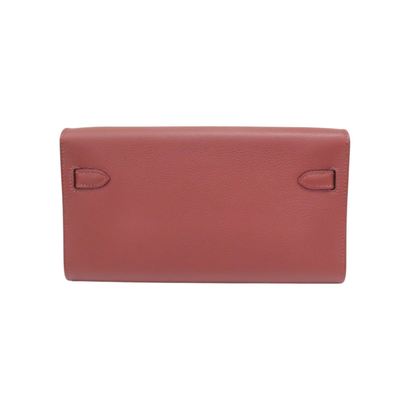 暗紅色 Evercolor牛皮 Kelly To Go 肩背包 金釦 W刻【HERMES 愛馬仕】 H084169CC-1